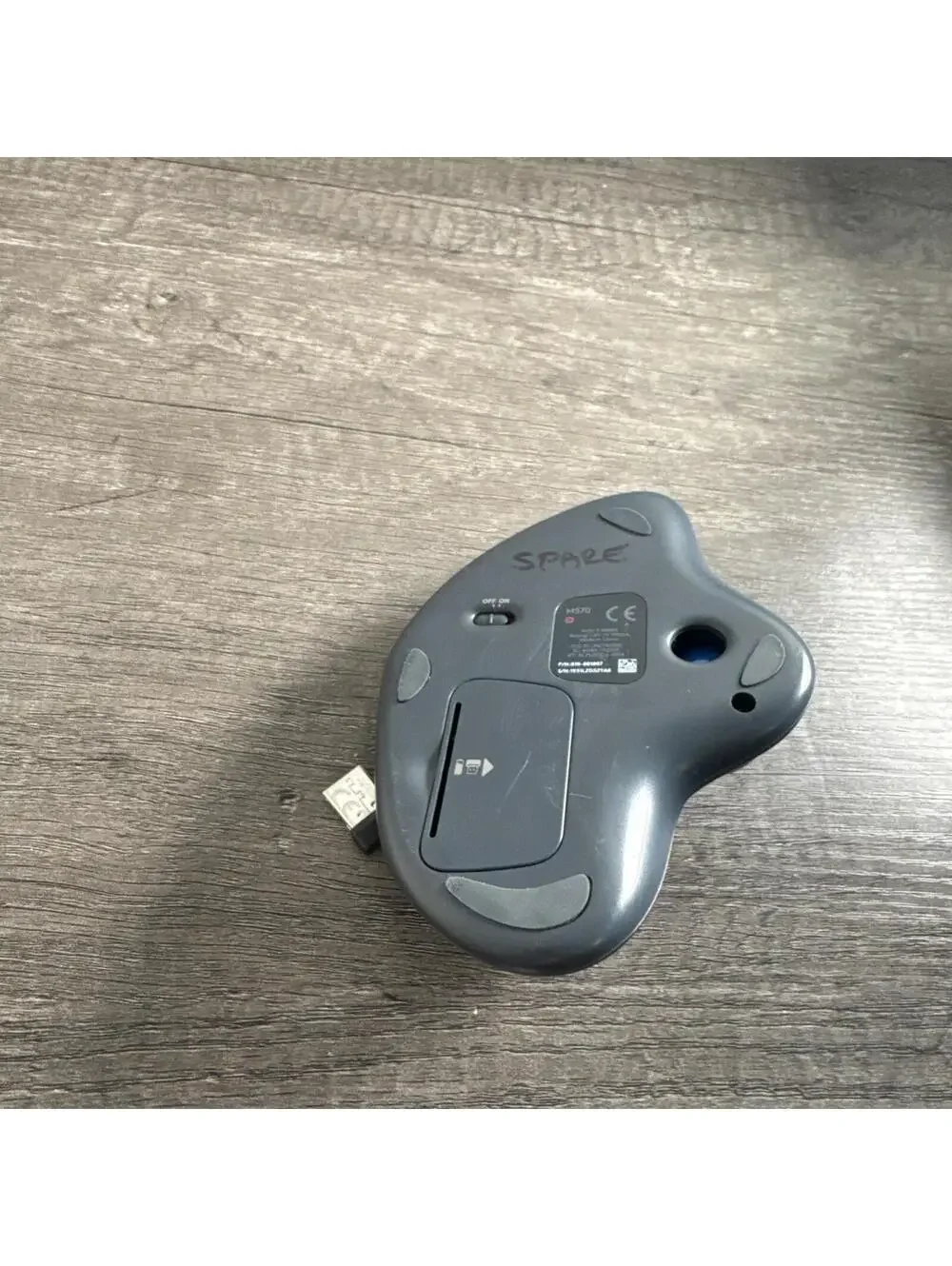 LOGITECH M570 WIRELESS TRACKBALL BLUETOOTH MOUSE - Works! WITH DONGLE